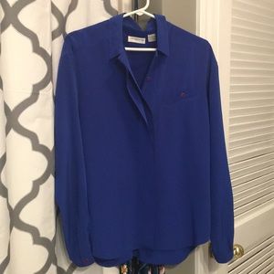 Liz Claiborne blouse, size 10, sapphire blue